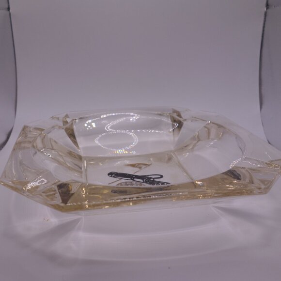 19th Hole Golf Bag Golf Ball Square Glass Cigar Ash Tray - Picture 3 of 11